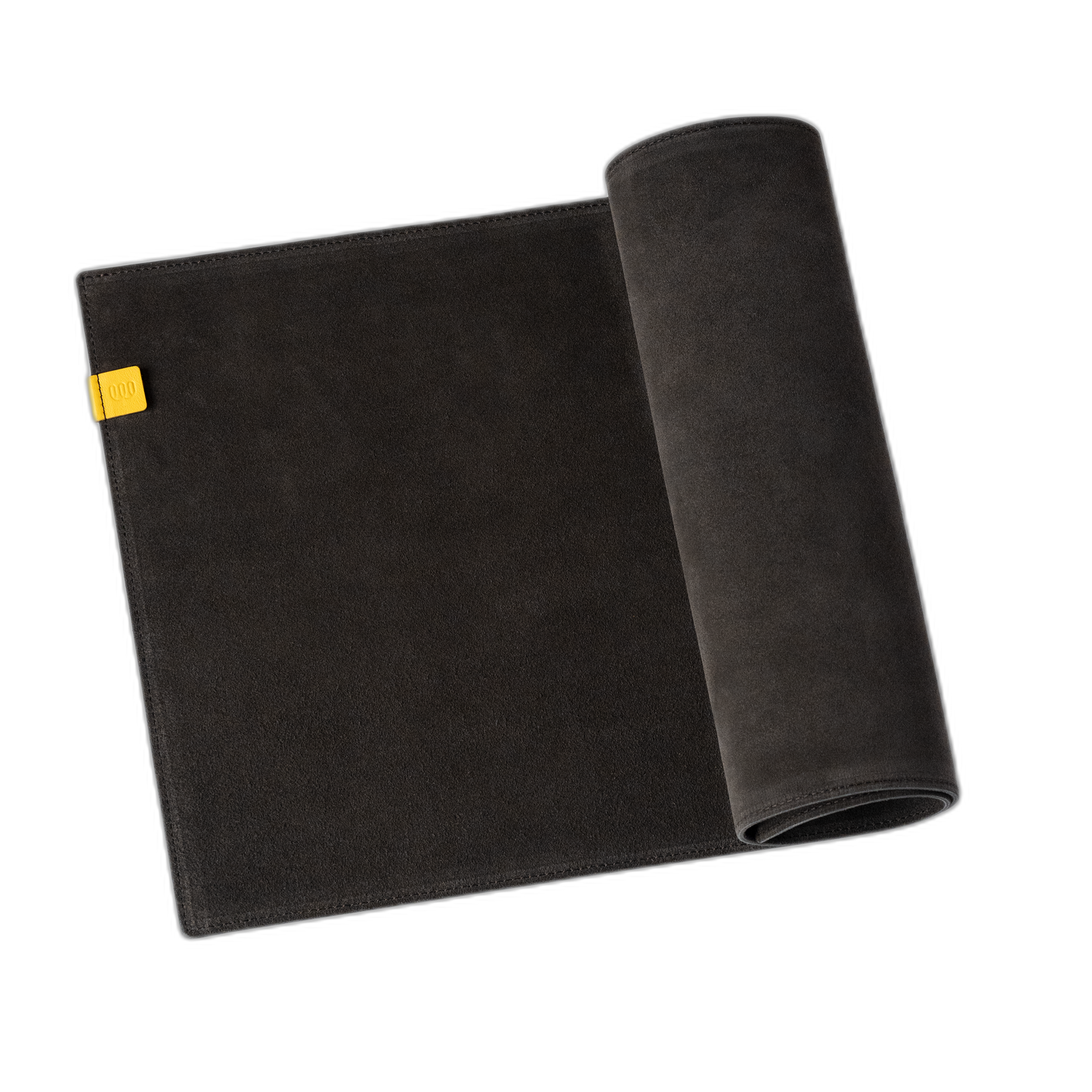 Luxe Suede Desk Mat — Black