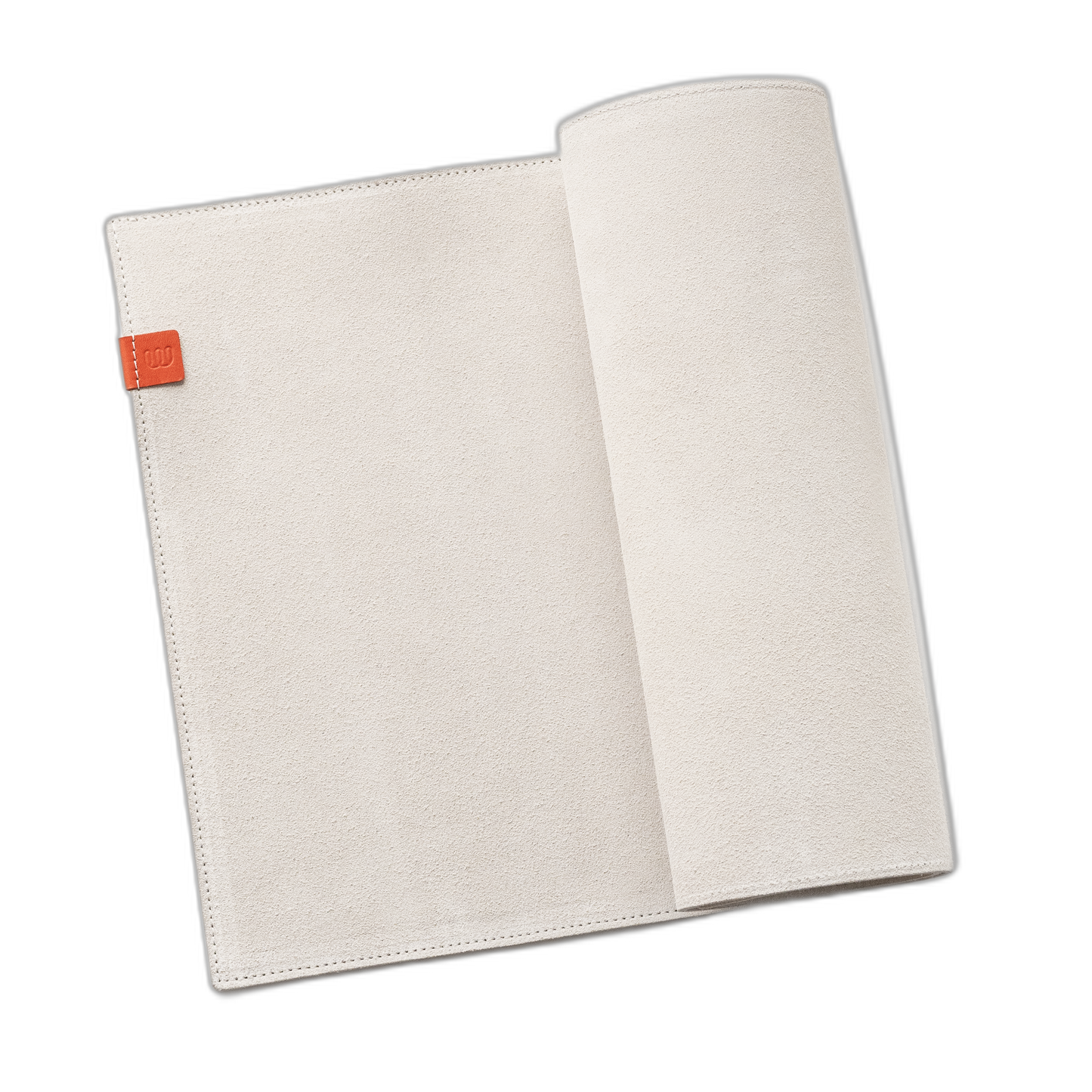 Luxe Suede Desk Mat — Cream