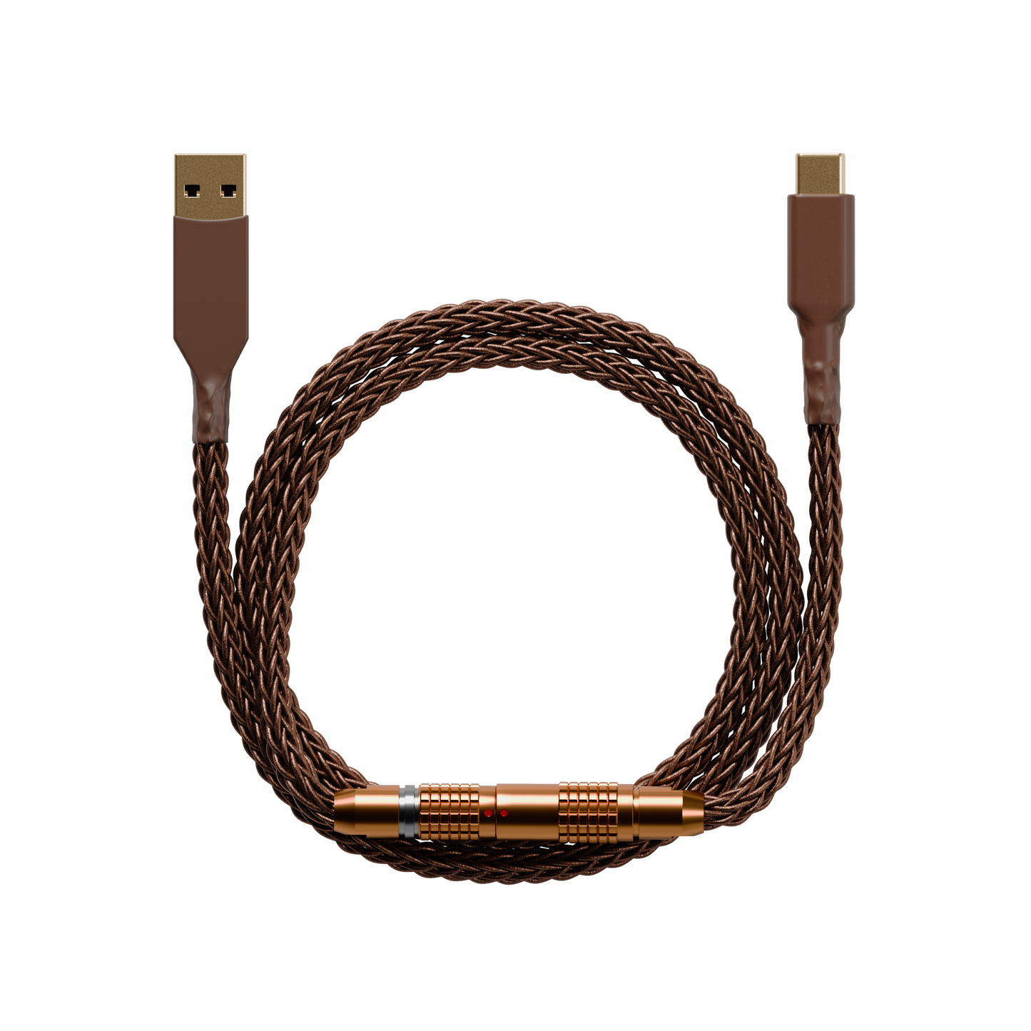 Heat Shrink — Brown + Rose Gold