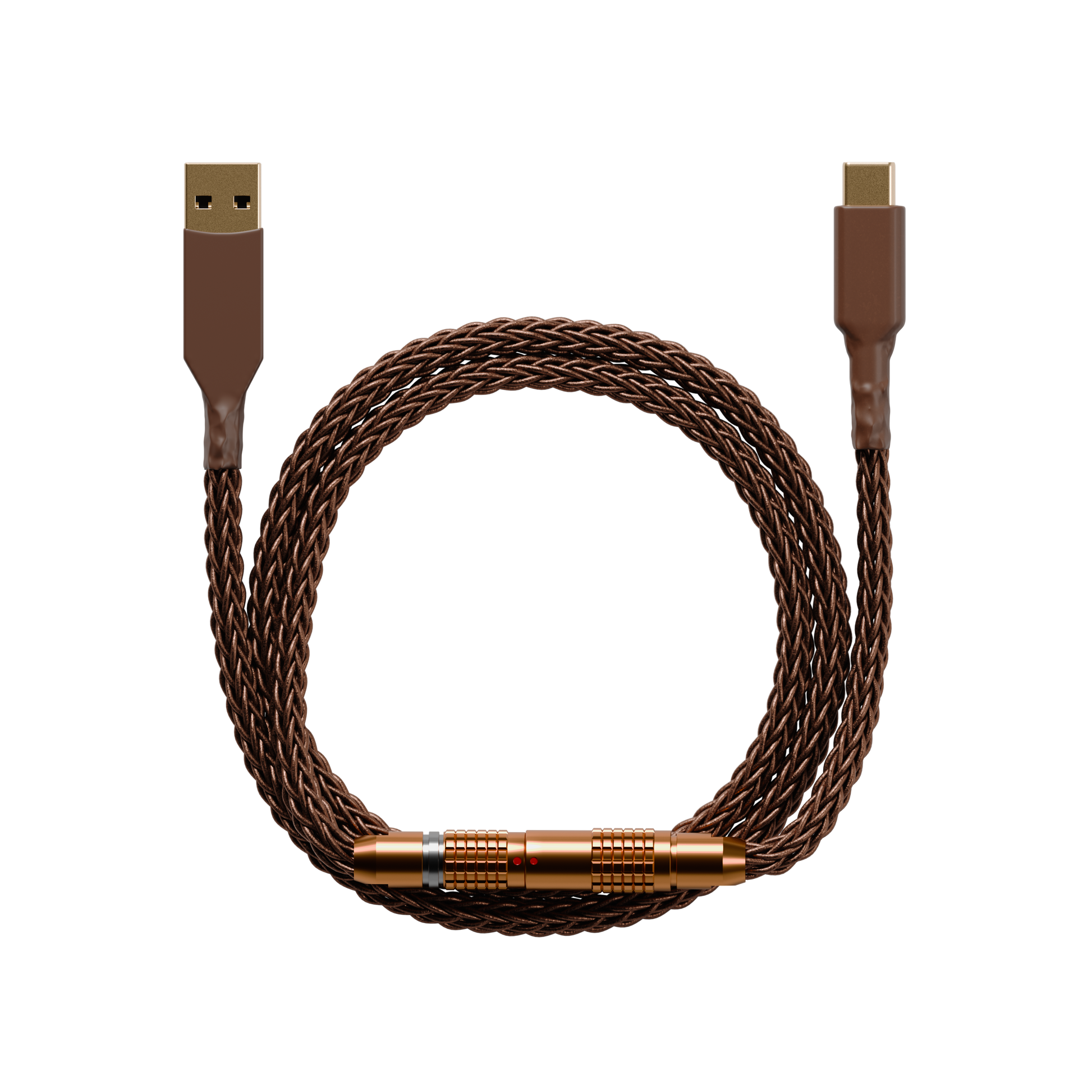 Heat Shrink — Brown + Rose Gold