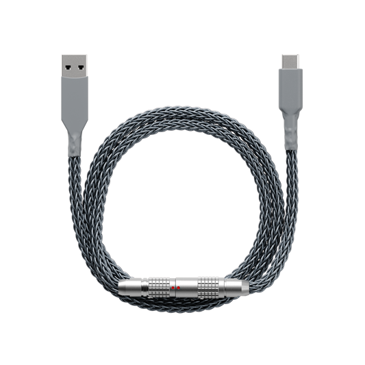 Braided Series — Heat Shrink — Slate + Silver