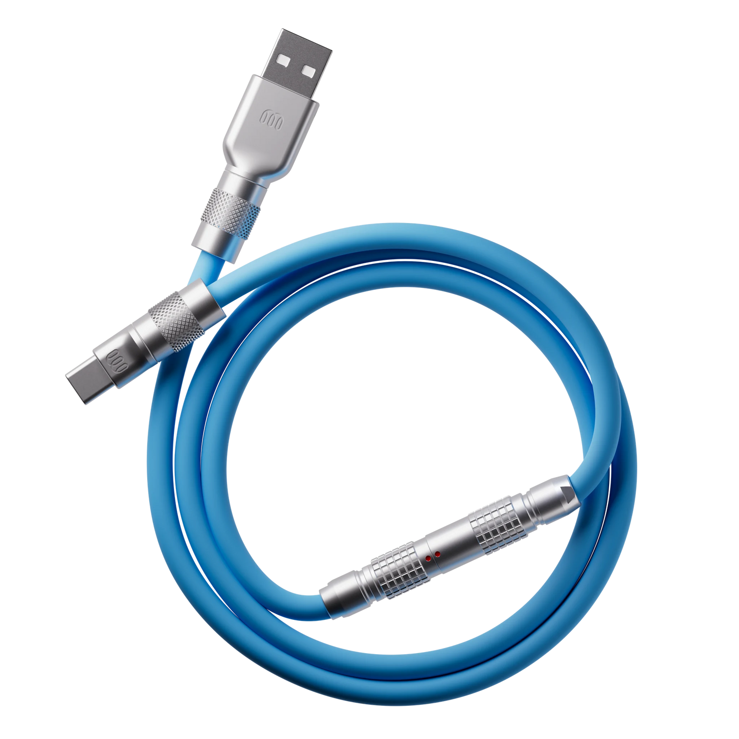 Electric Blue silicone cable