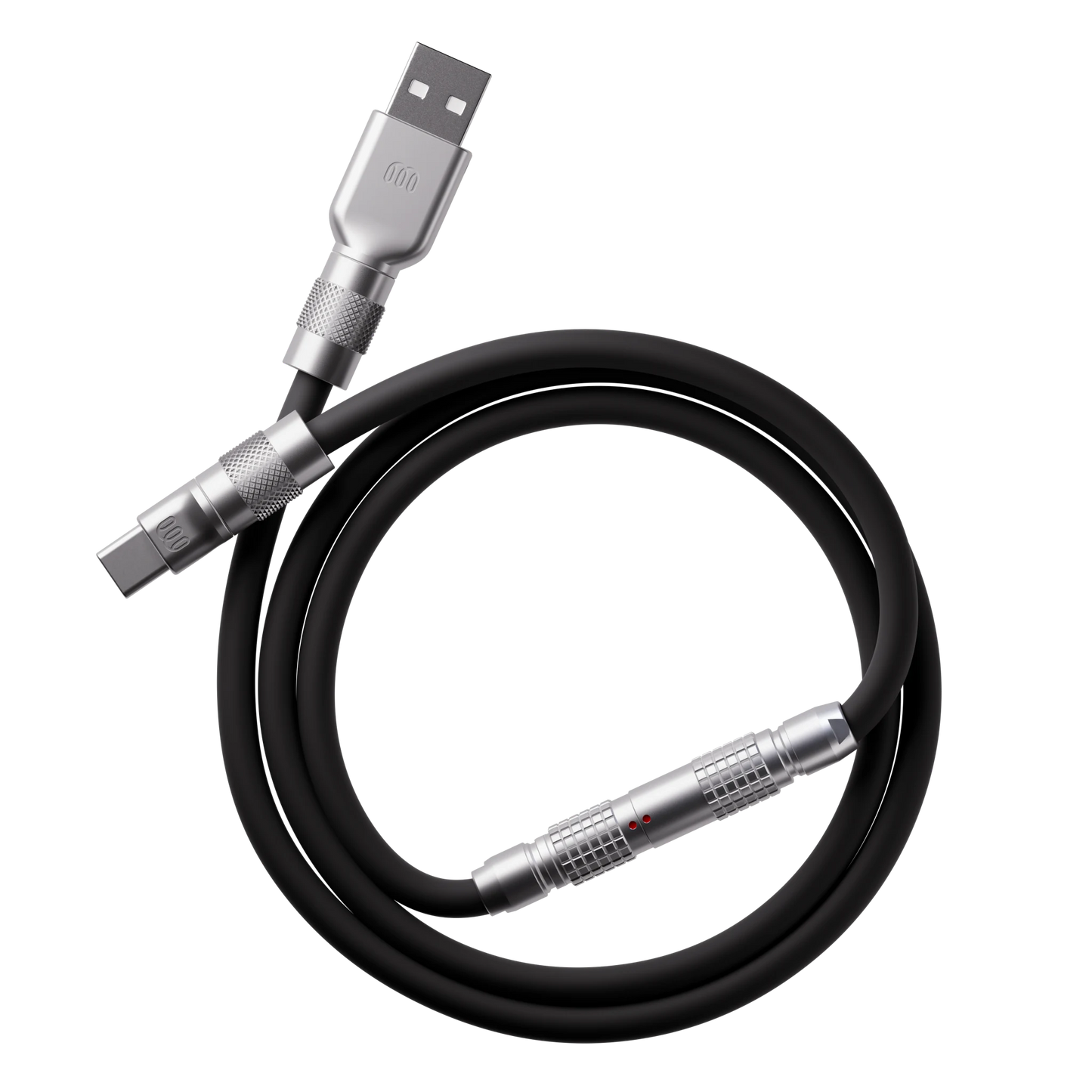 Midnight Black silicone cable