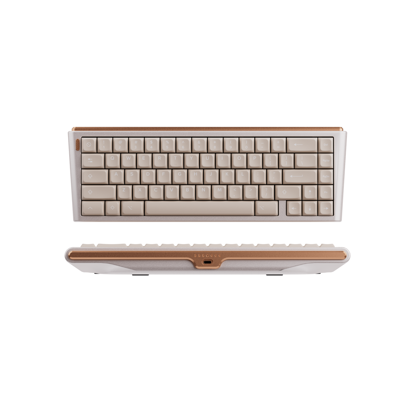Sonoma Lunar — cream e-coat with clear coated copper accents and weight