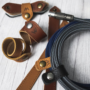 Doppio Giro (Double Loop) Authentic Leather Cable Wraps - Wired In