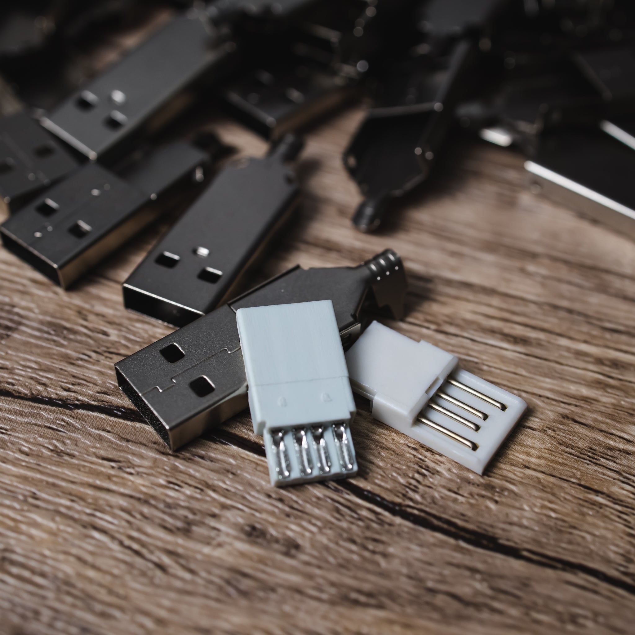USB Type-A Connector (Long) – Wired In