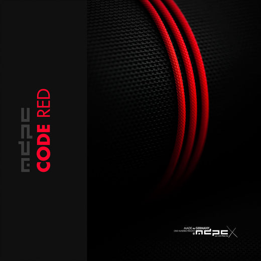 MDPC-X Bright Red sleeving